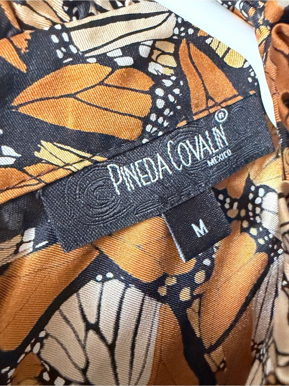 Sleeveless Silk Butterfly Print Top - Picture 3 of 6